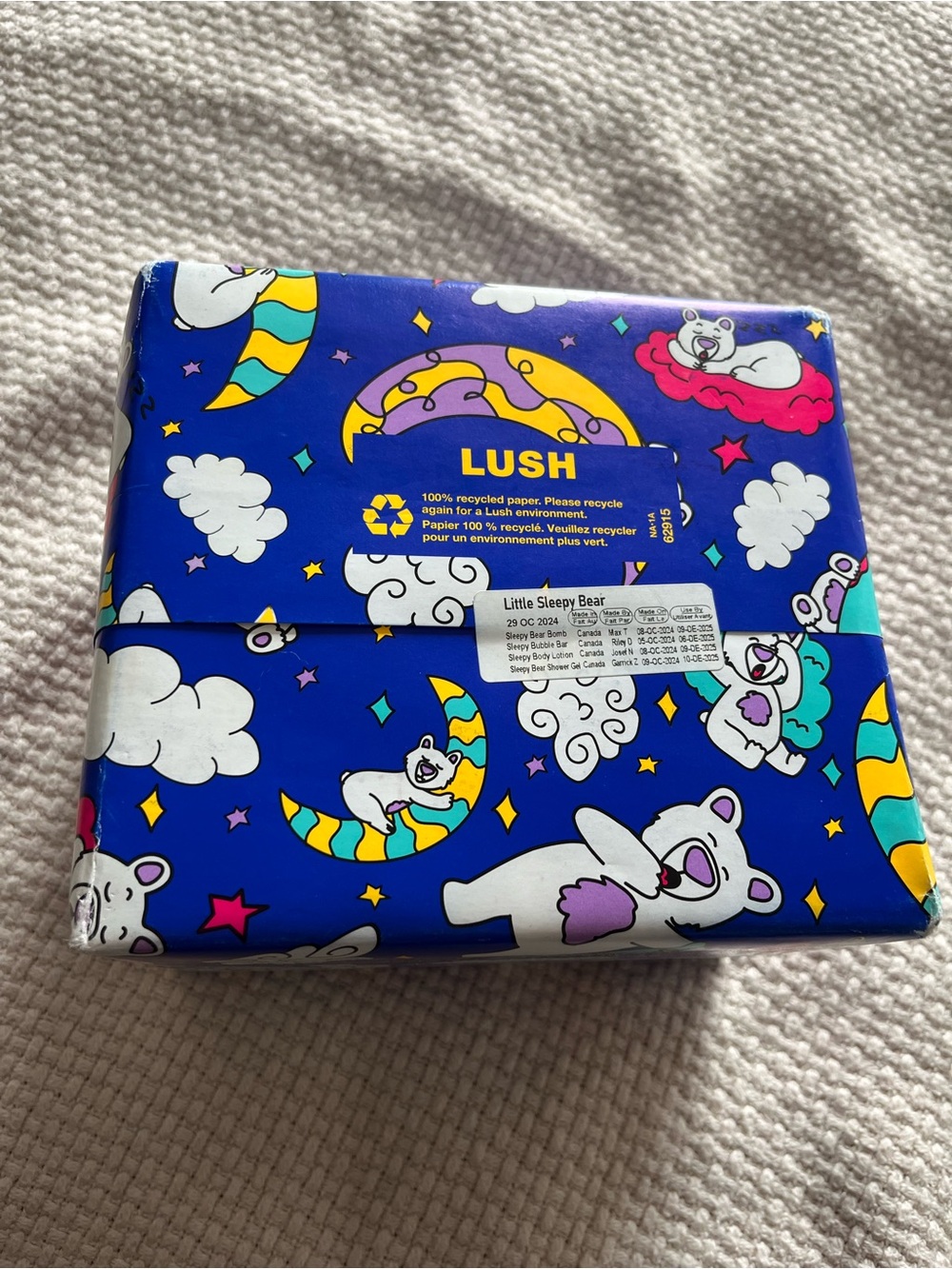 New Lush Little Sleepy Bear
